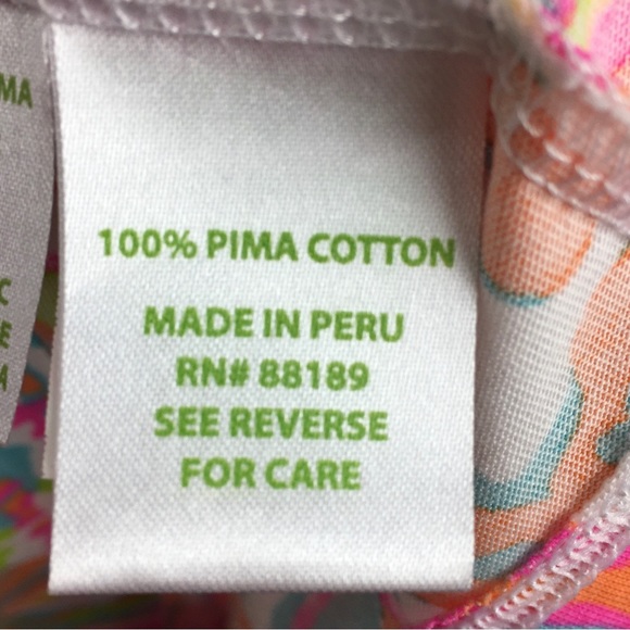 NWOT Lilly Pulitzer Sheath Dress 100% Pima Cotton Scuba To Cuba Coral Reef Multi - Picture 12 of 13